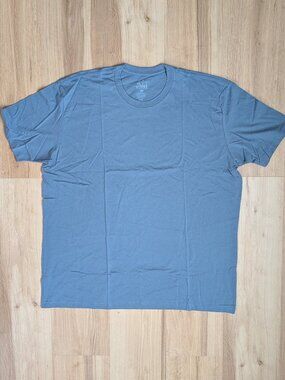 New Fresh Clean Tees Shirt Club Crew Neck T-Shirt Storm Blue 2XL Short Sleeve